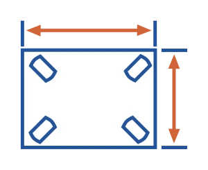 Medidas de la placa superior