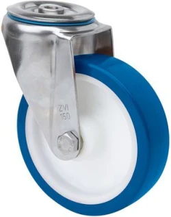 Rueda inoxidable alta carga giratoria poliuretano Alex