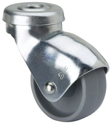 Rueda mueble auxiliar giratoria polipropileno Alex