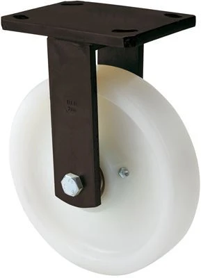 Rueda industrial fija alta carga nylon Alex
