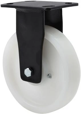 Rueda industrial fija alta carga nylon Alex